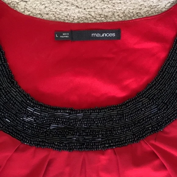 Maurices Red & Black Dress - Picture 2 of 8